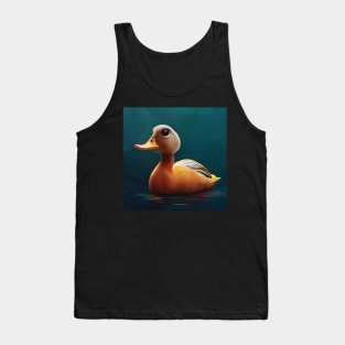 Cute Yellow Ducking Tank Top